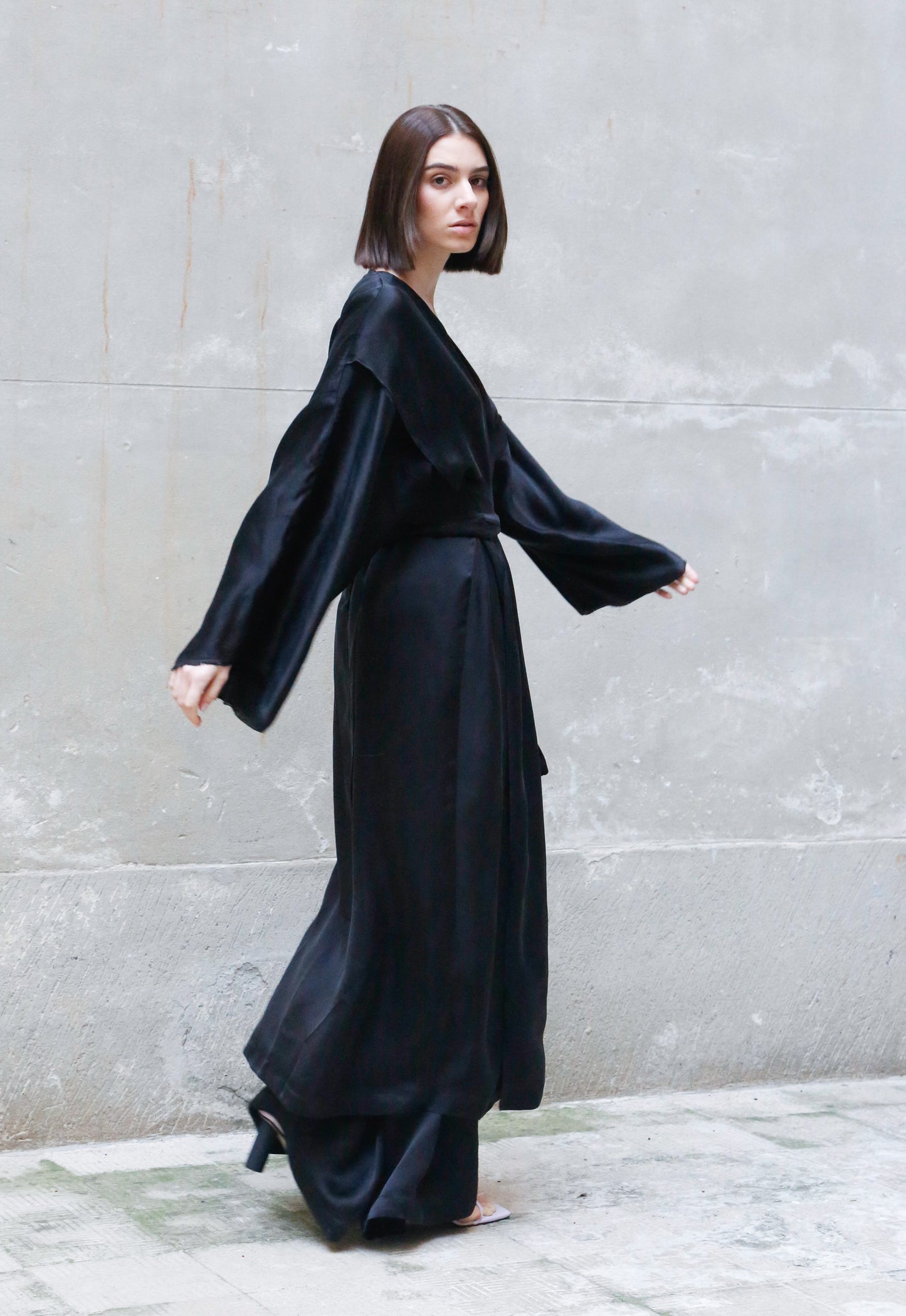 Bemberg Kimono Wrap Dress