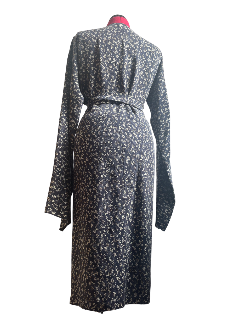 Spring texture JUBAN wrap dress/kimono