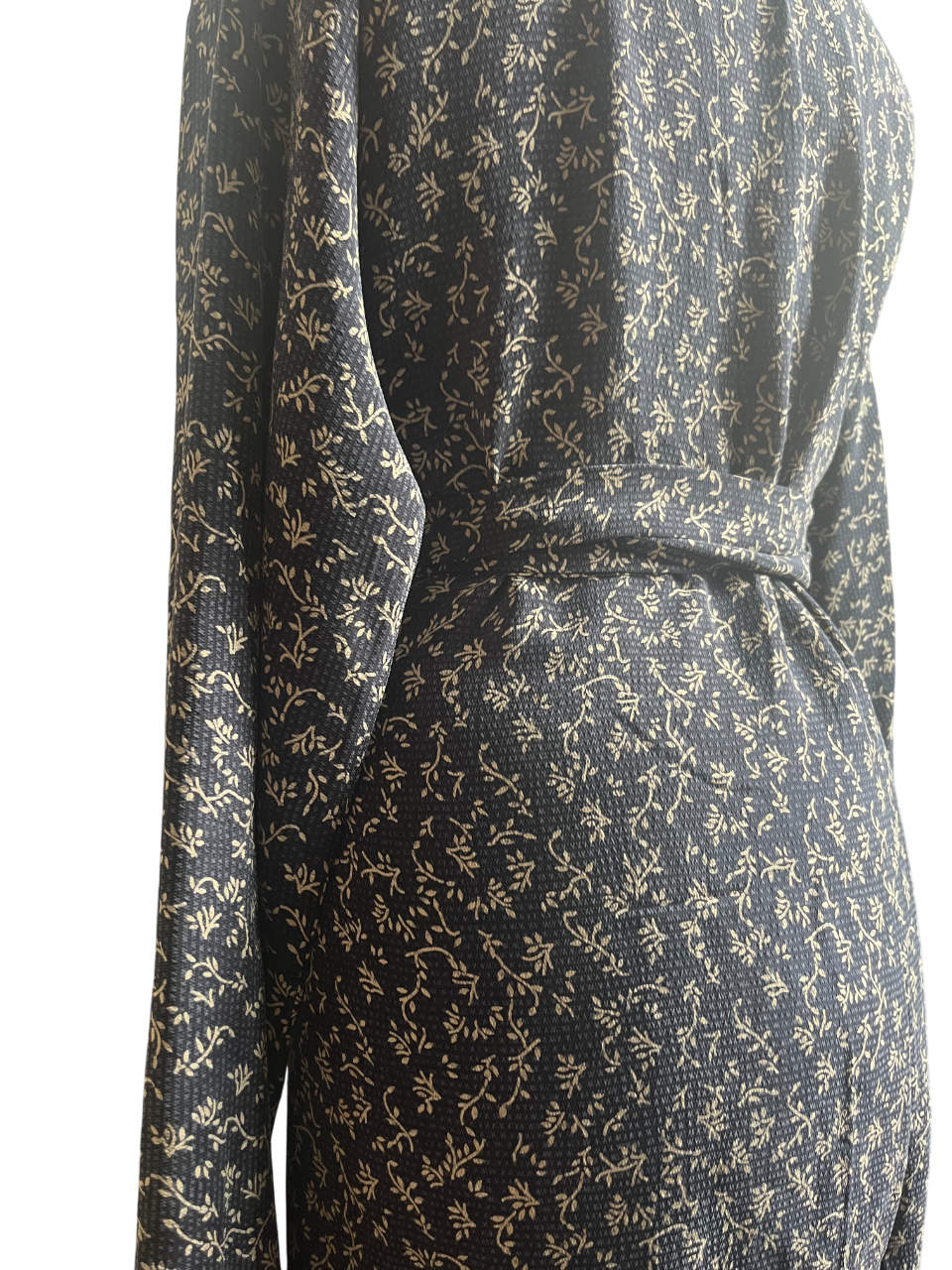 Spring texture JUBAN wrap dress/kimono