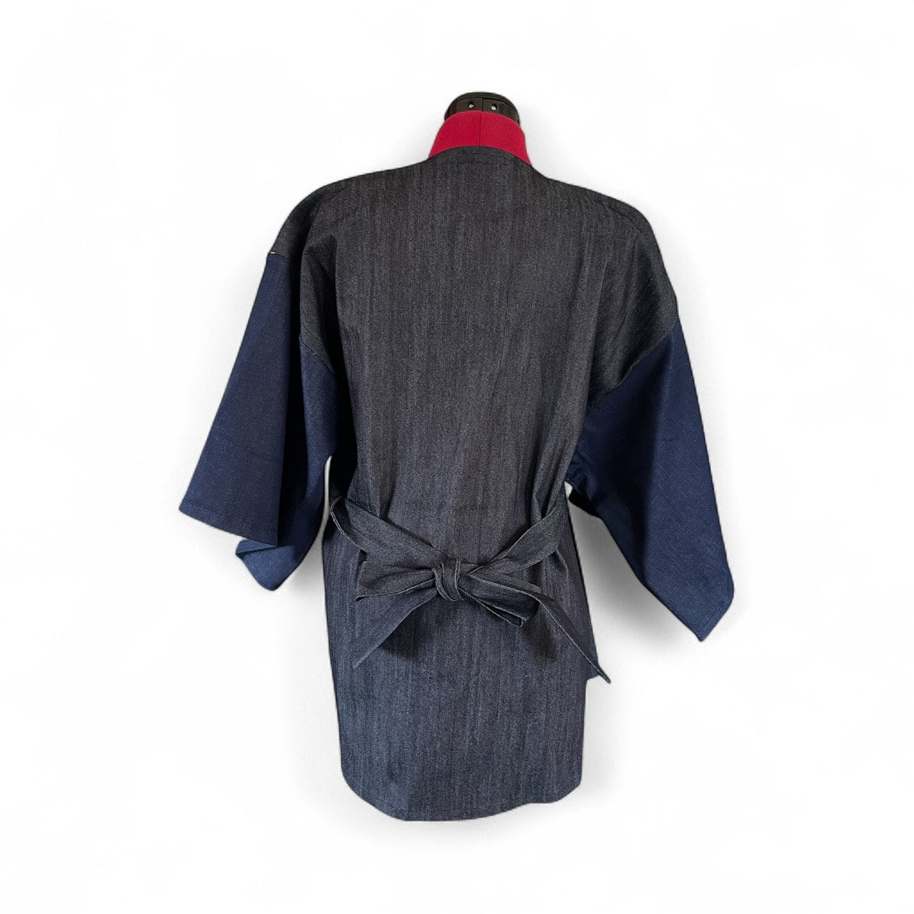 Kimono in Denim ZEROBARRACENTO – Soprabito Oversize Sostenibile con Cintura in Vita