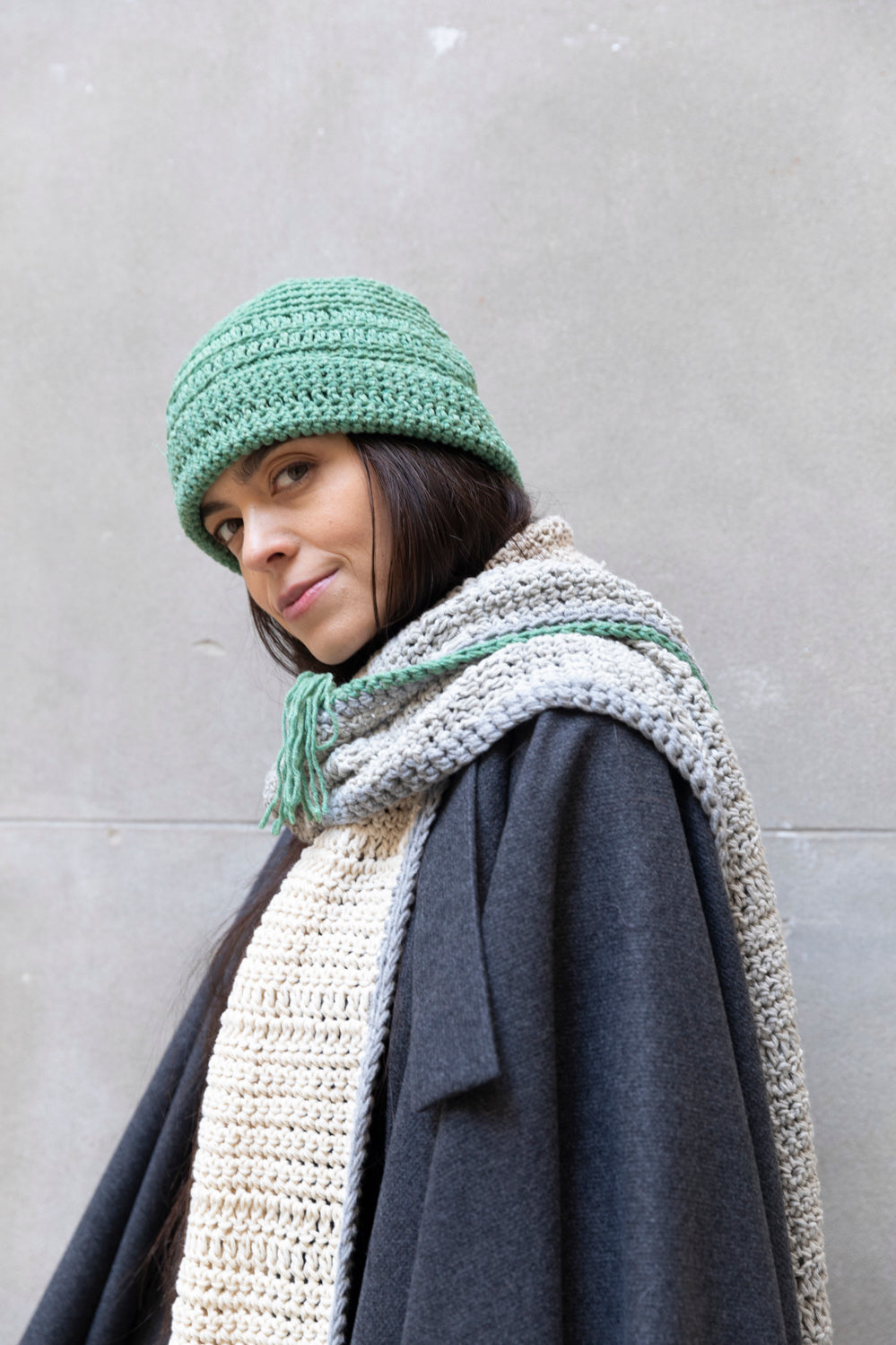 Zerobarracento Hand-knitted wool cap