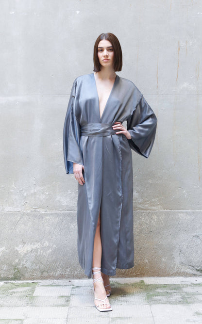 Bemberg Kimono Wrap Dress