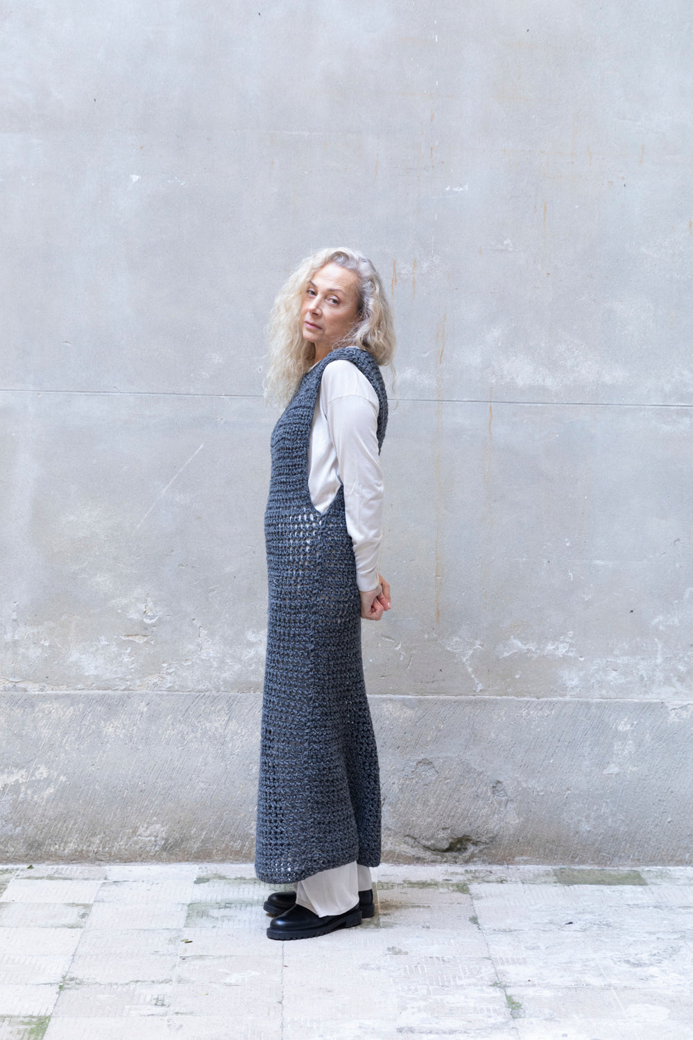 Knit maxi dress on sale