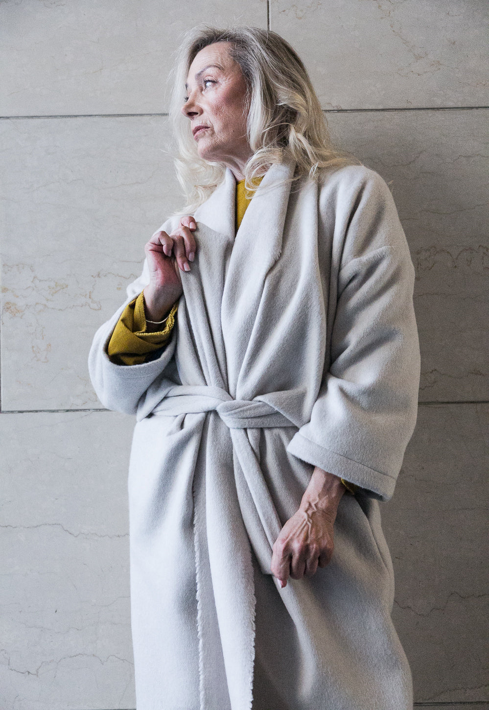 Extra long Luciana overcoat