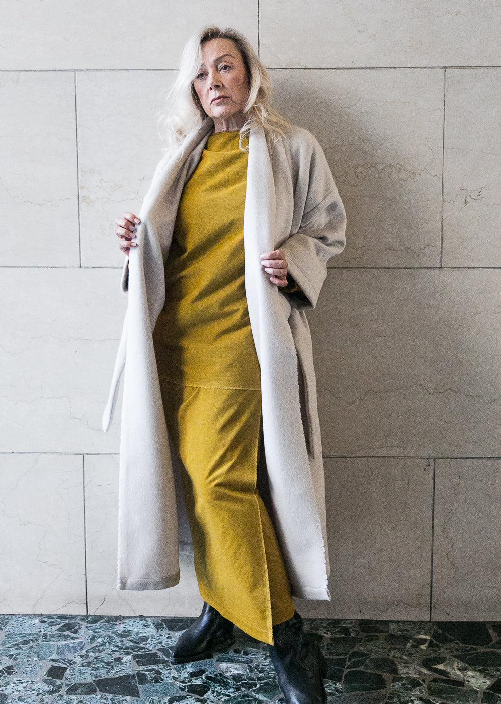 Extra long Luciana overcoat