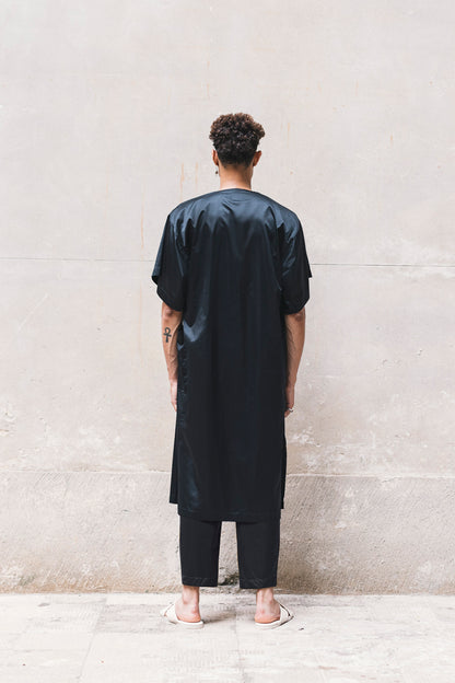 SAMUE TUNIC - Black/Olive/Ocra Newlife