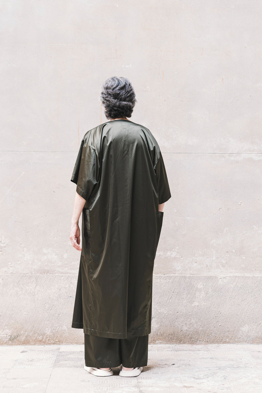 SAMUE TUNIC - Black/Olive/Ocra Newlife