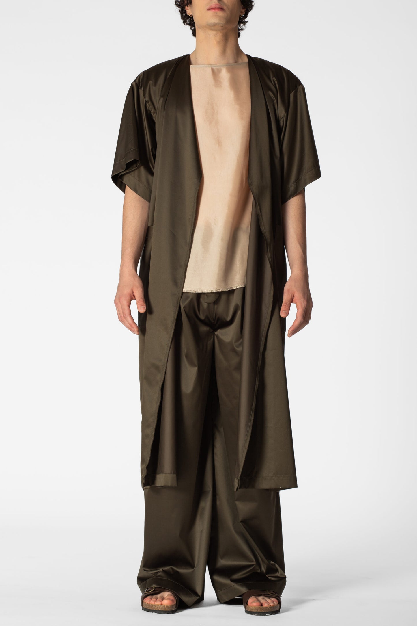 SAMUE TUNIC - Black/Olive/Ocra Newlife