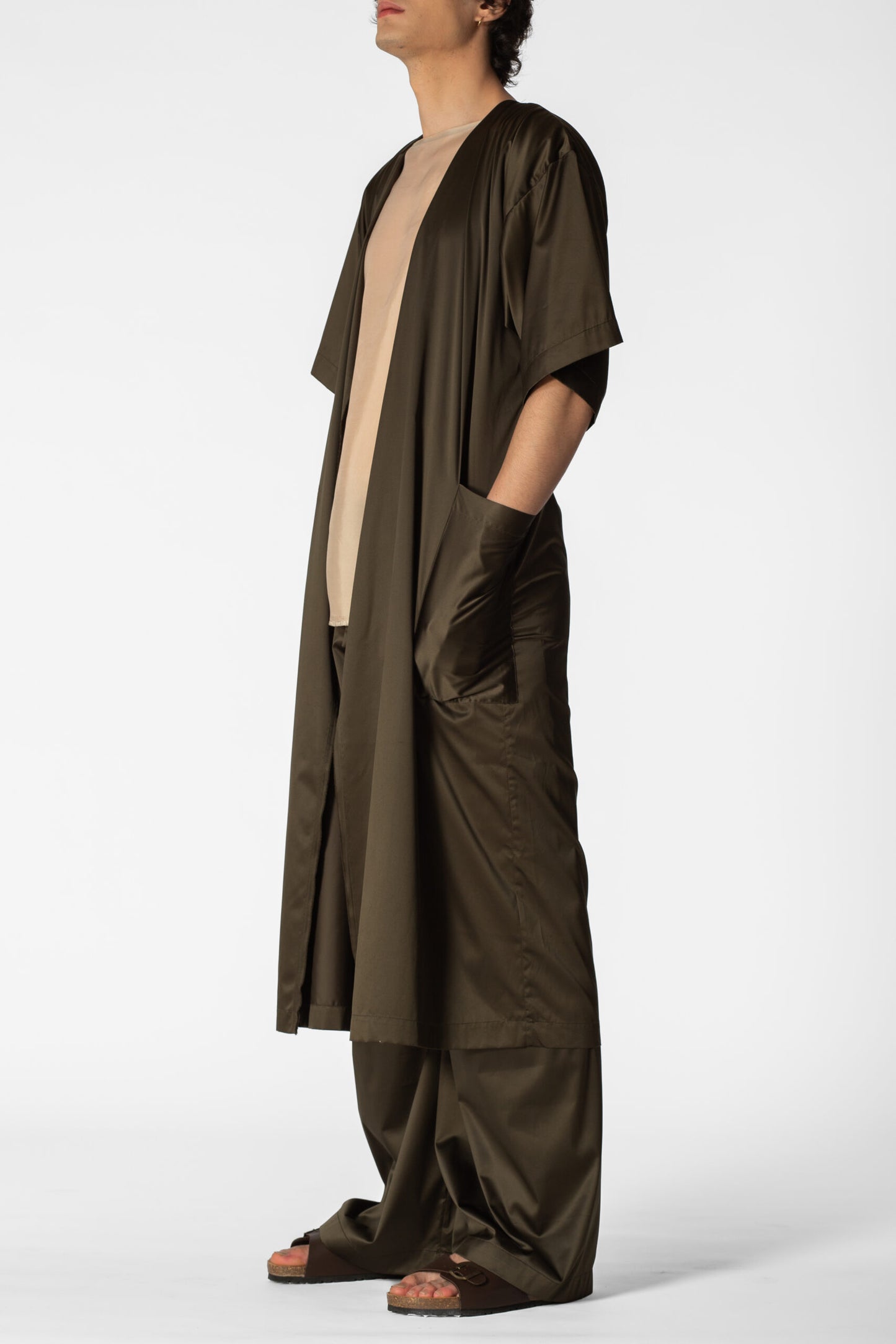 SAMUE TUNIC - Black/Olive/Ocra Newlife