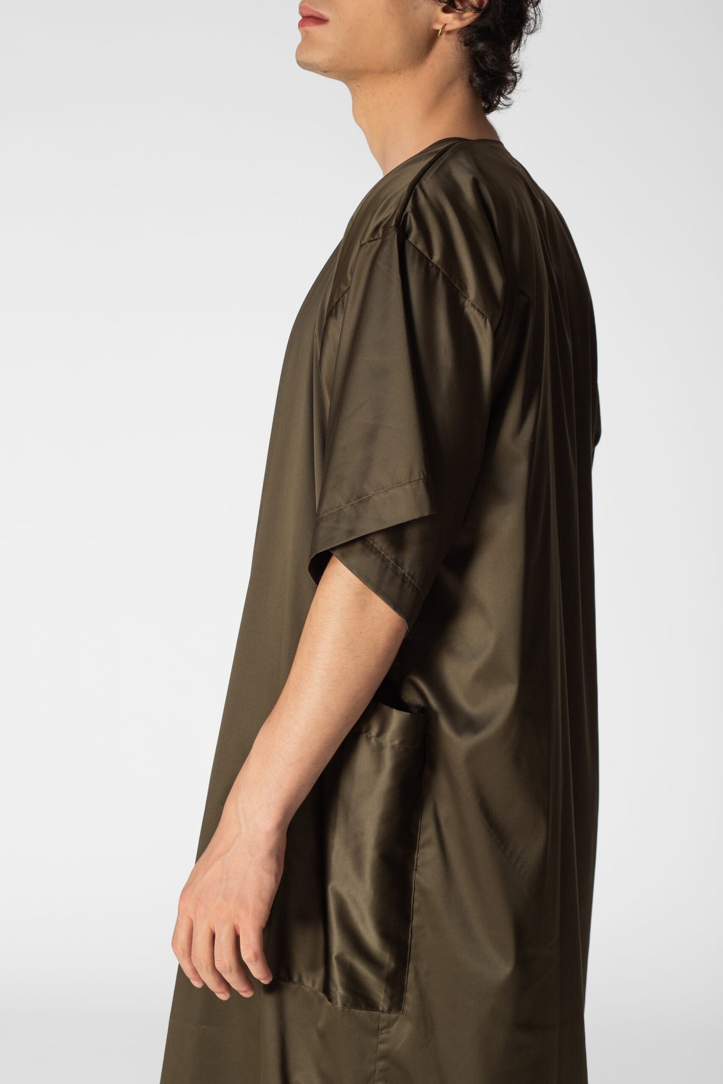 SAMUE TUNIC - Black/Olive/Ocra Newlife