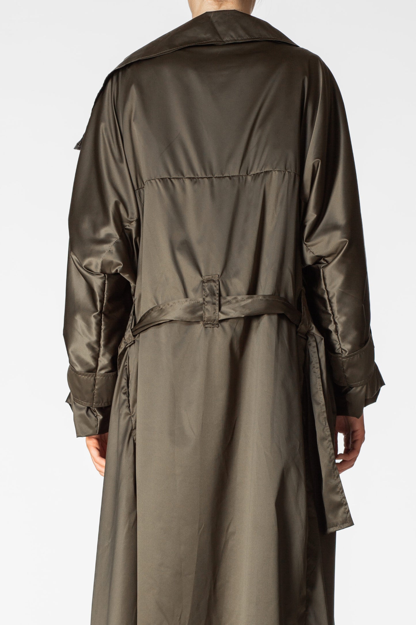 ANDREA Newlife Trench - Olive/Black